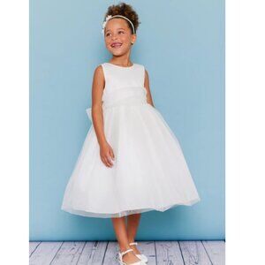 Rosebud Flower Girl Style 5144 Size 4 in Ivory